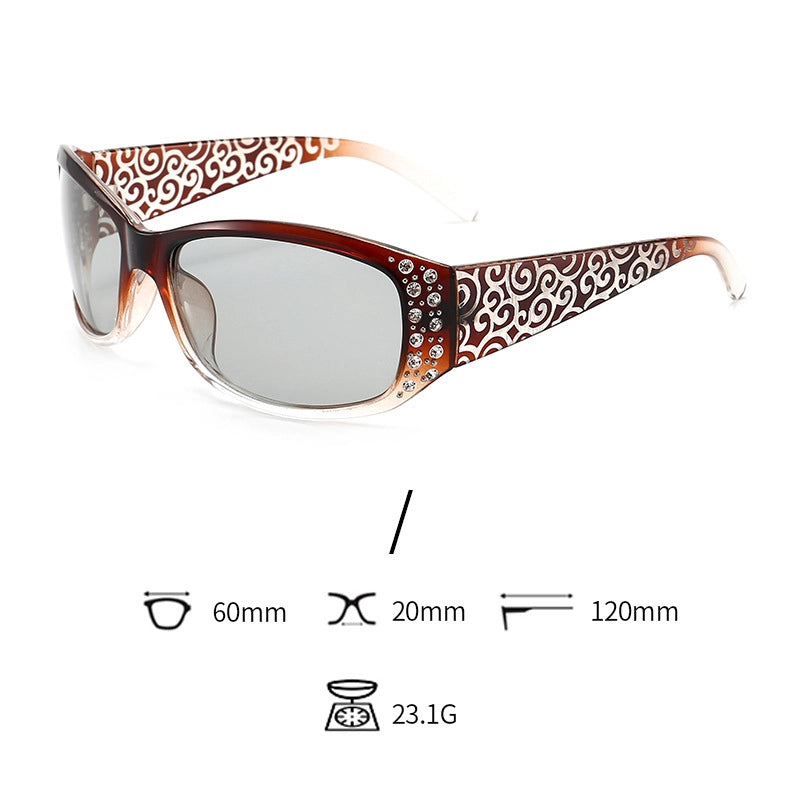 Elegant Streetwear Geometric Tac Oval Frame Full Frame Glasses