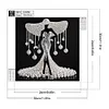Elegante Dame - speziell geformte Diamond Painting - 30*30cm
