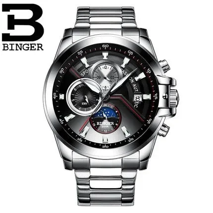 Binger Sports Watch Waterproof Automatic Movement