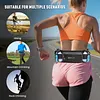 Running Belt with Bottles Waist Bag Sport Pouch Fanny Pack for Cycling (Blue)