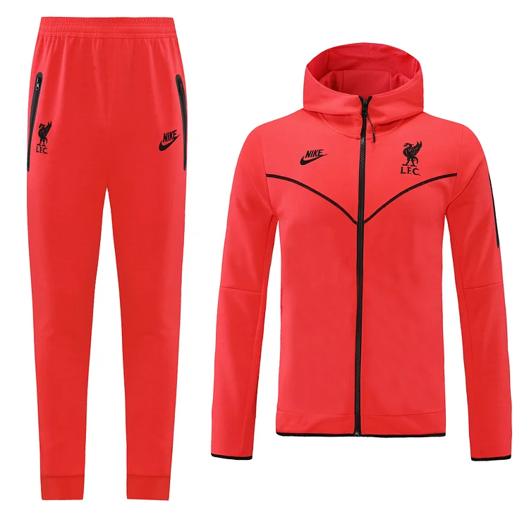 2025-26 Liverpool Red Hoodie Kit