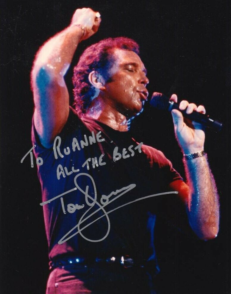 TOM JONES - Signed Photo Poster paintinggraph - Singer / Vocalist & TV Star - reprint