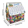 DIY Diamond Painting Special Shape Desktop Cabin Calendar Organizer Box Kit(Butterfly)