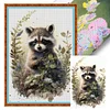 (Multi-Style) Raccoon Dog Owl-11CT Stamped Cross Stitch 40*55/40*60cm(Big Size)