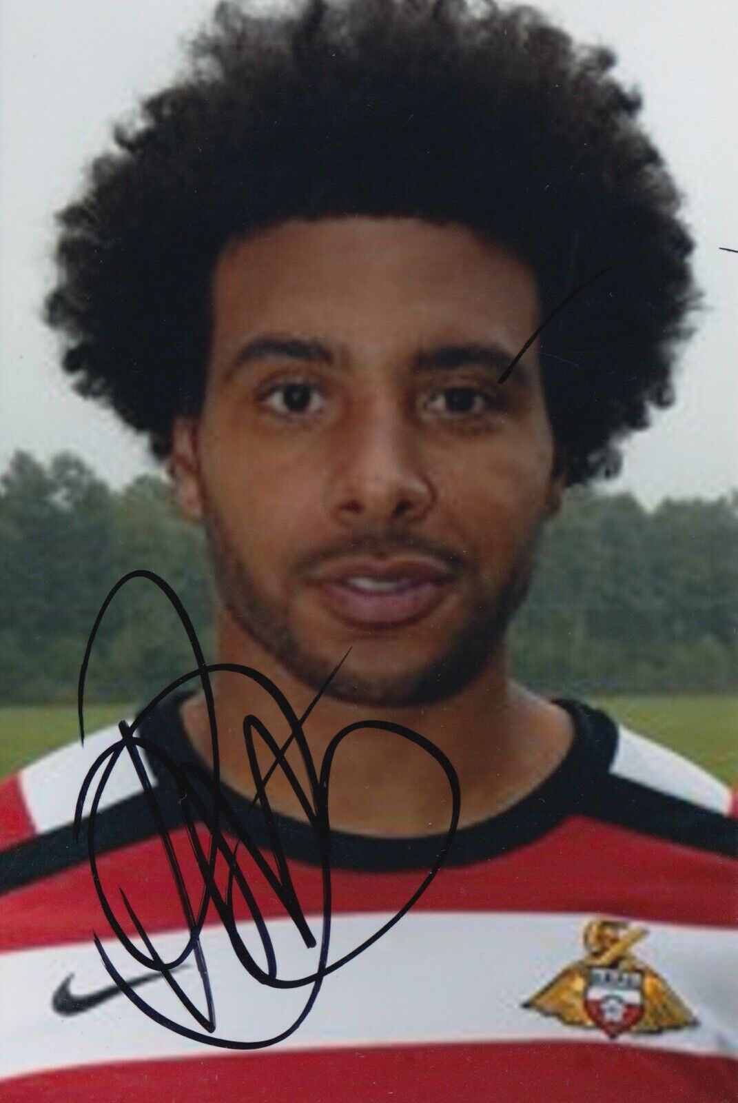 GILES BARNES HAND SIGNED 6X4 Photo Poster painting - FOOTBALL AUTOGRAPH - DONCASTER ROVERS.