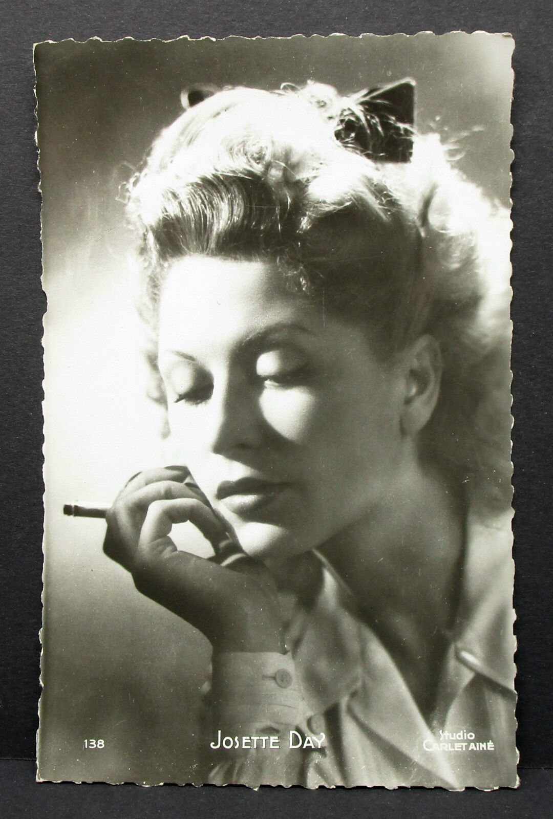 Josette Day - Movie Photo Poster painting - Film Photo Poster painting Autogramm-Ak (Lot-H-3528