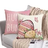 4pcs Easter Bunny Pillow Covers Decorative Couch Cushion Case 45x45cm Pillowcase