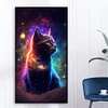 >SALE<5D DIY Full Round Drill Diamond Painting Star Cat Home Decoration (LP525)