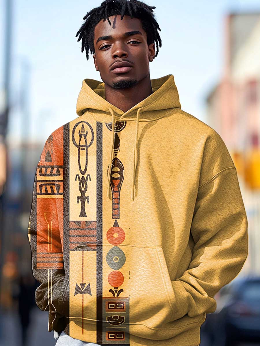 Abstract Art Figures Casual Hoodie Sweatshirt