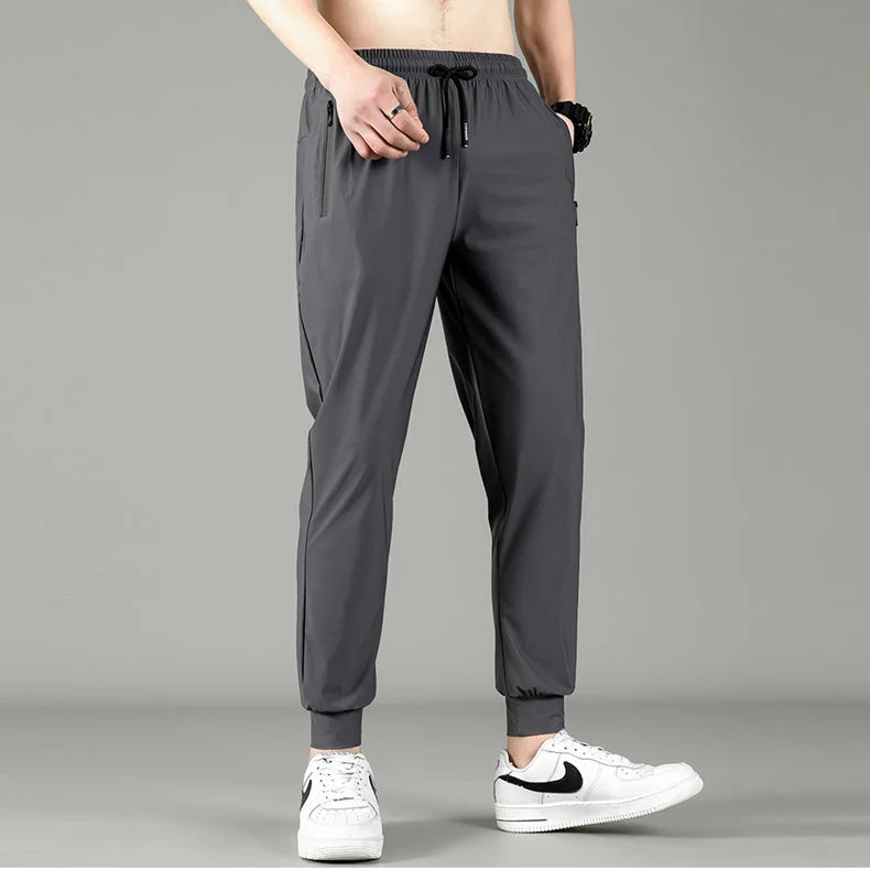 Men's Summer Quick Dry Ice Silk Sports Pants