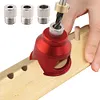 Right Angle Punching Guide Locator w/ 6/8/10 MM Drill Sleeve for Carpentry Tools