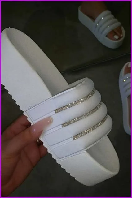 Casual Thick Platforms Slippers Beach Sandals F693