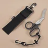 Emergency Scissors Ergonomic Bandage Shears for Underwater Escape (Black)