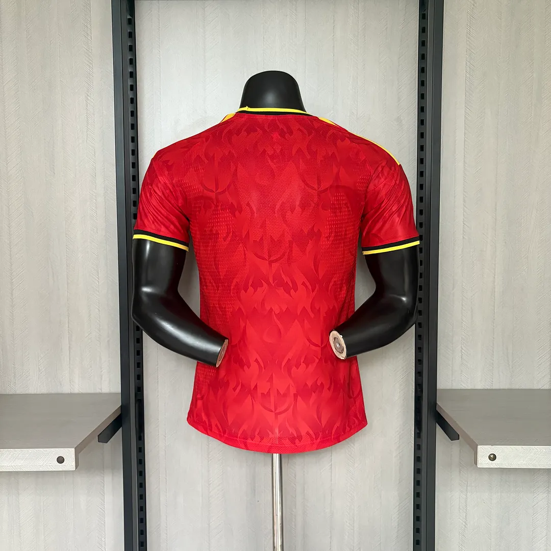 2026 Belgium Home Player Version Football T-Shirt Thai Quality