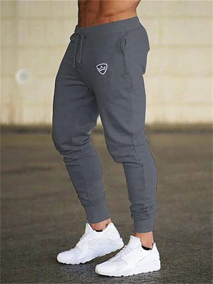 Men's Sweatpants Joggers Trousers Track Pants Drawstring Elastic Waist Geometric Pattern Sports Outdoor Cotton Blend Athleisure ArmyGreen Black | 168DEAL