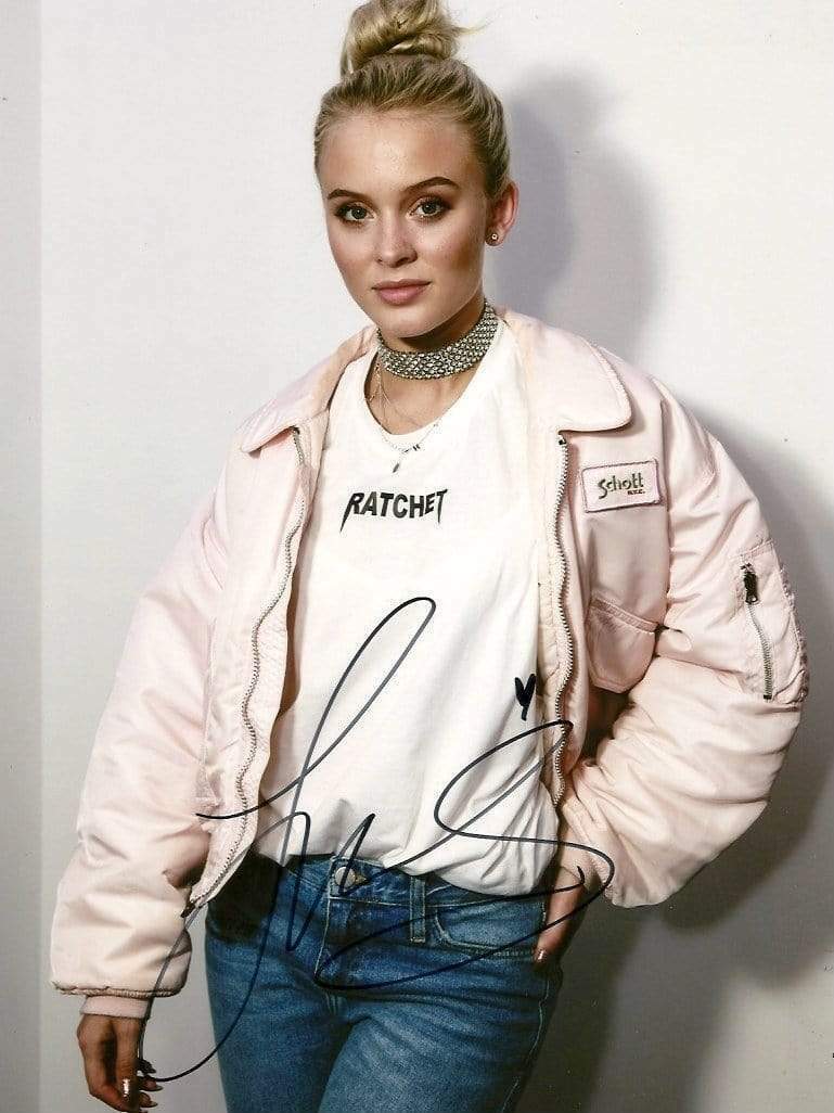 Zara Larsson SINGER - SONGWRITER POP autograph, In-person signed Photo Poster painting