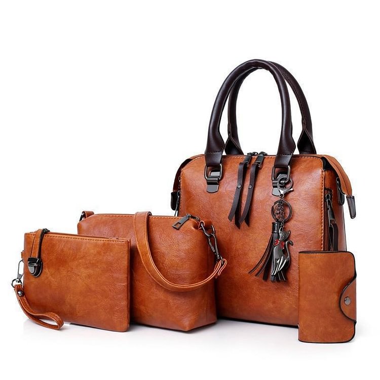 4pcs Women's Leather Handbags💥Big Sale Only Today💥