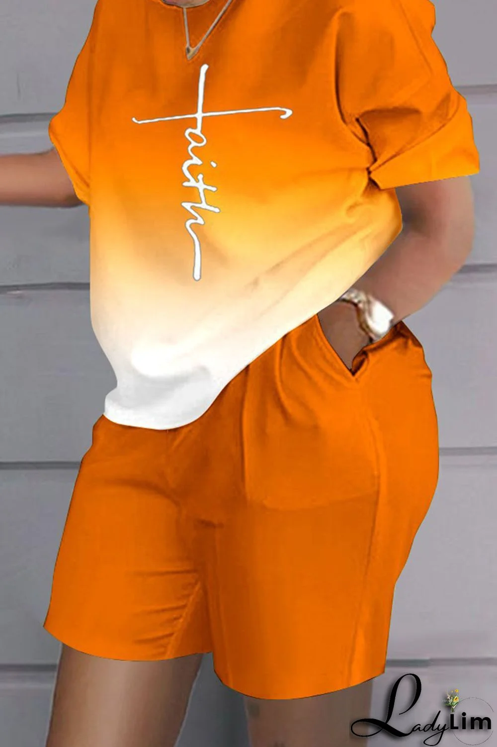 Black Casual Street Print Patchwork O Neck Two Pieces