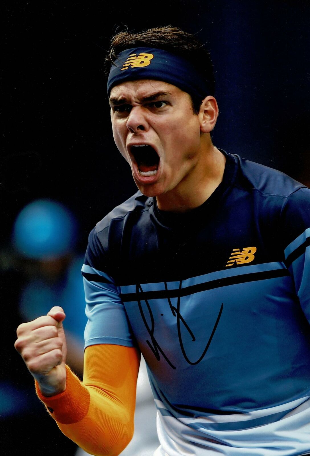 Milos Raonic Signed 12X8 Photo Poster painting Genuine Autograph AFTAL COA (B)