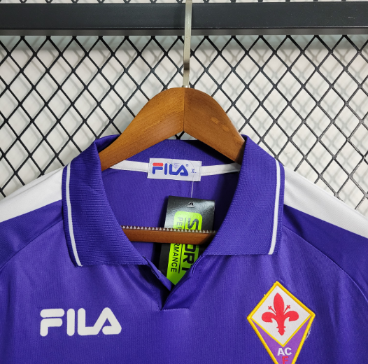 Retro 98-99 Florence Fiorentina Home Thai Version Football Shirt