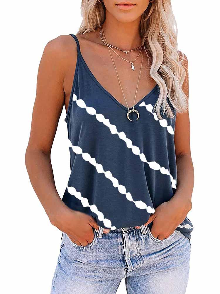 Women Half Sleeve V-neck Solid Color Dress