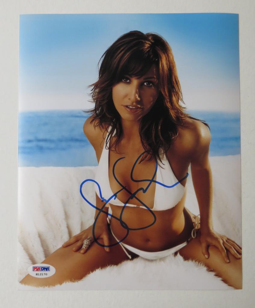 Gina Gershon Signed Sexy Showgirls Authentic 8x10 Photo Poster painting (PSA/DNA) #H12170