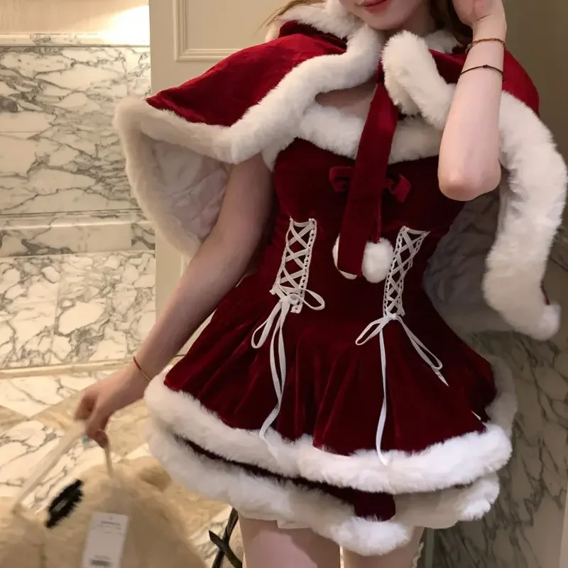 Christmas Cloak Dress