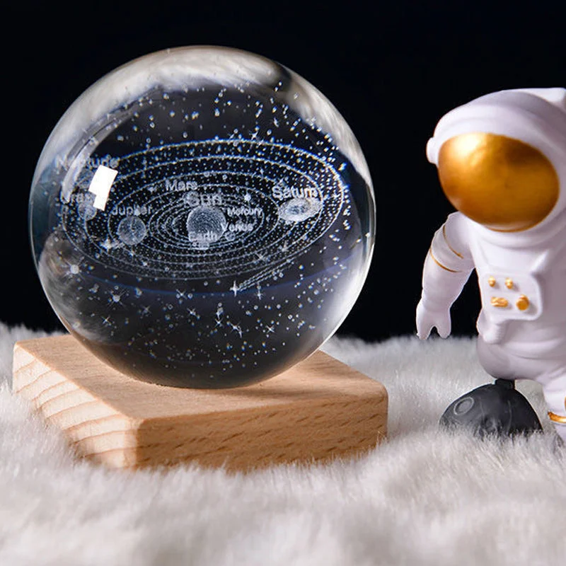3D Galaxy Crystal Ball Nightlight Decorlamp - U.S. regulations