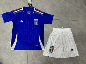 2024 Italy National Team Home Football Shirt 1:1 Thai Quality Kids Size