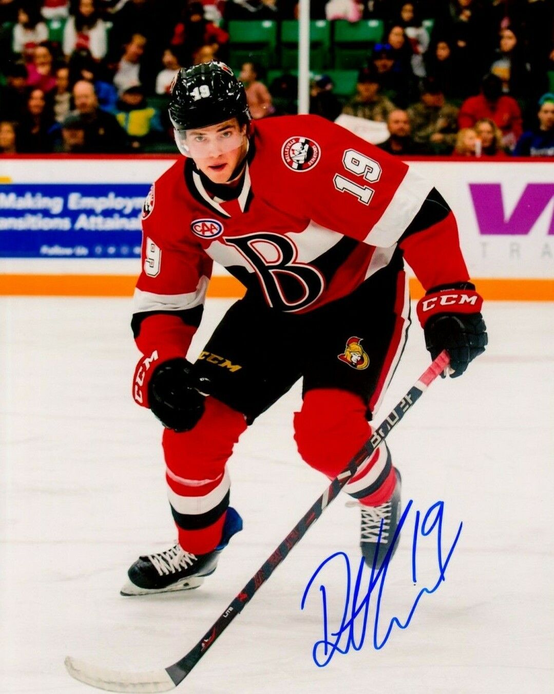 DRAKE BATHERSON autographed SIGNED BELLEVILLE SENATORS 8X10 Photo Poster painting