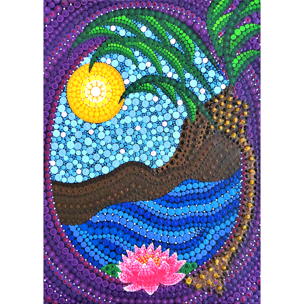 

Coconut Tree - Crystal Special Shaped Diamond Painting - 30*40CM, 501 Original