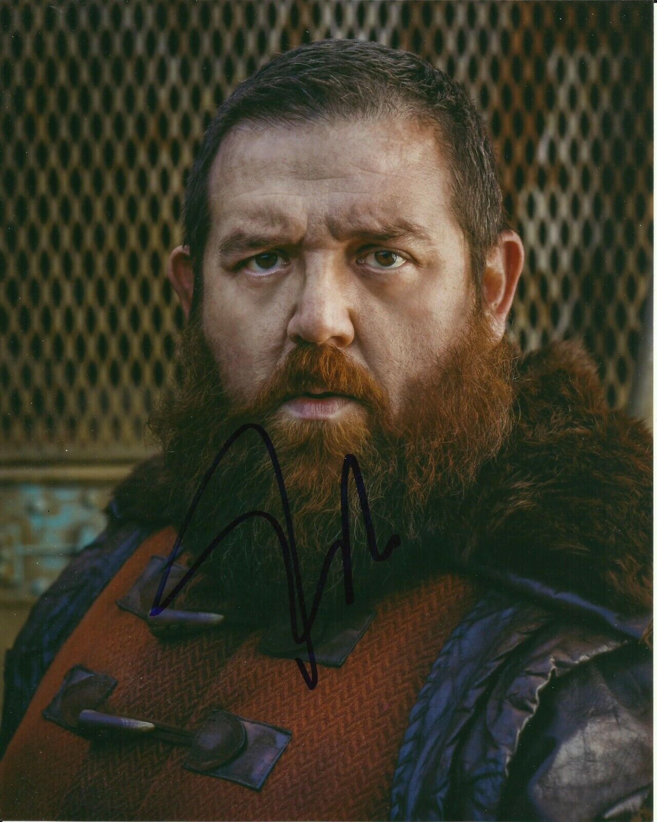 NICK FROST SIGNED INTO THE BADLANDS Photo Poster painting UACC REG 242