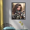 Girl-Full Embroidery 3 Strands 11CT Stamped Cross Stitch-40*50CM