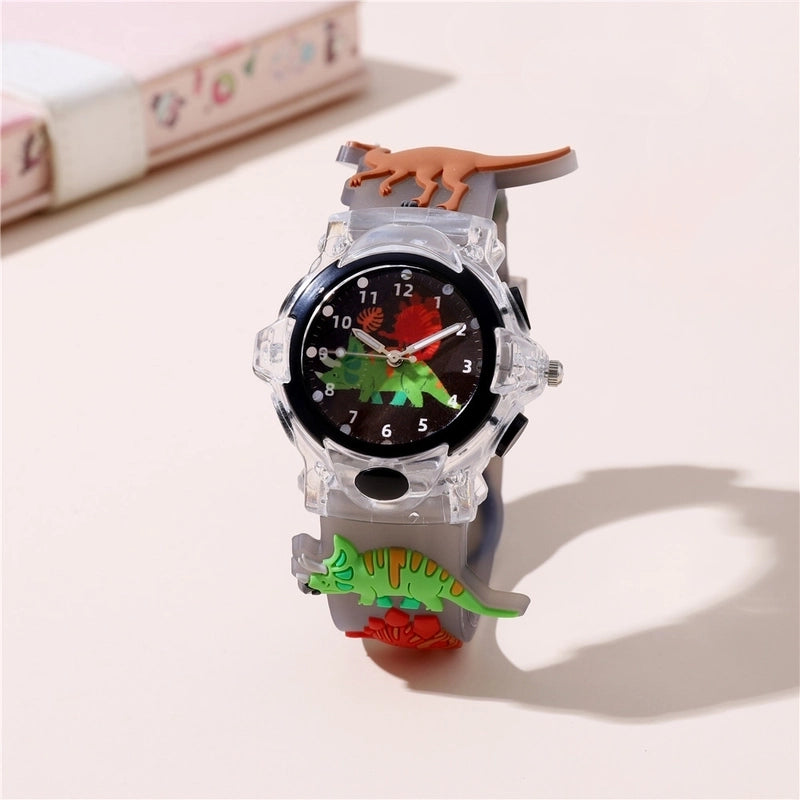 Cute Minimalist Dinosaur Buckle Quartz Kids Watches