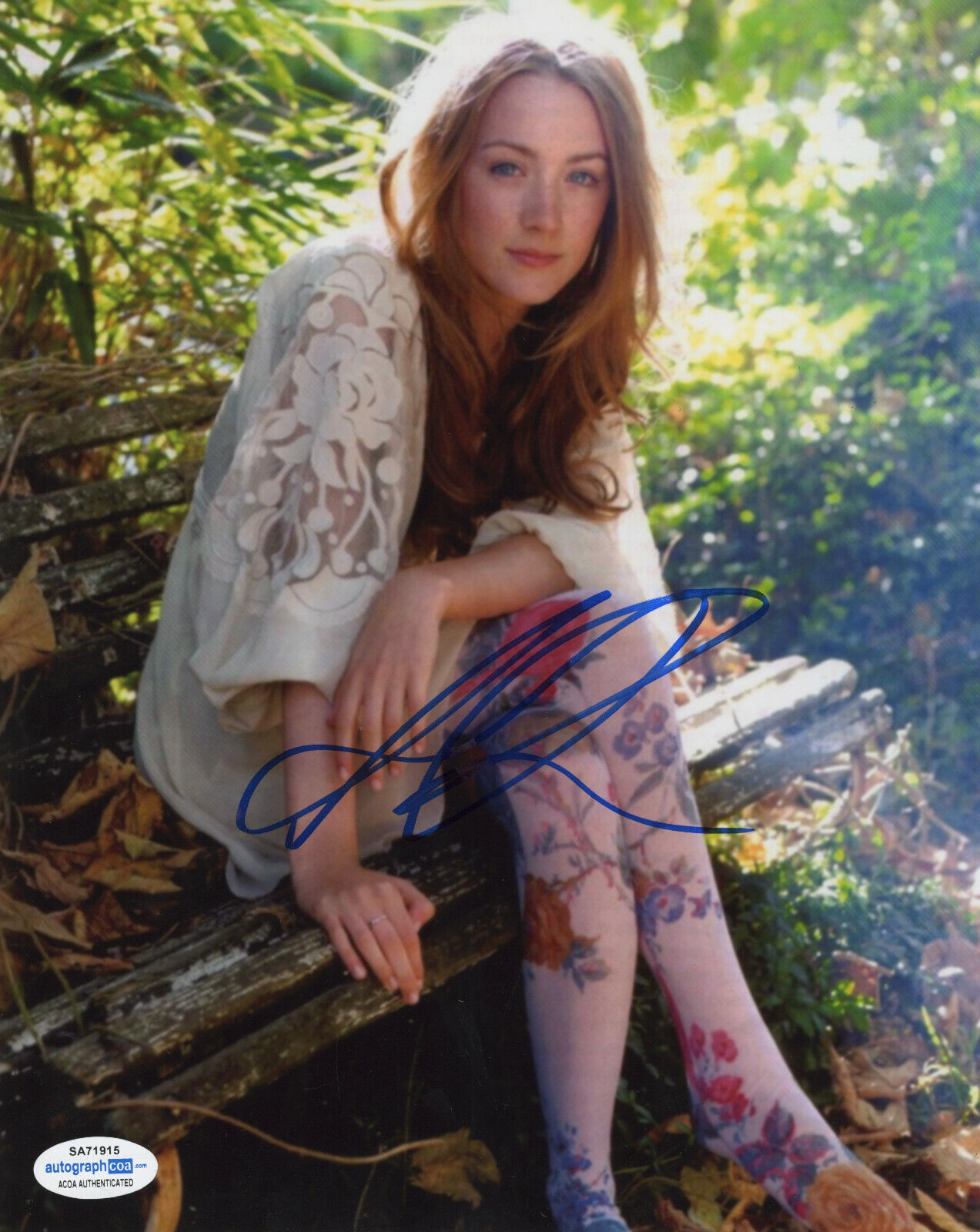 SAOIRSE RONAN SIGNED 8x10 Photo Poster painting #3 HANNA LADY BIRD ACOA COA EXACT PROOF!