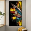 Feather-Full Round Diamond Painting(50*100cm)