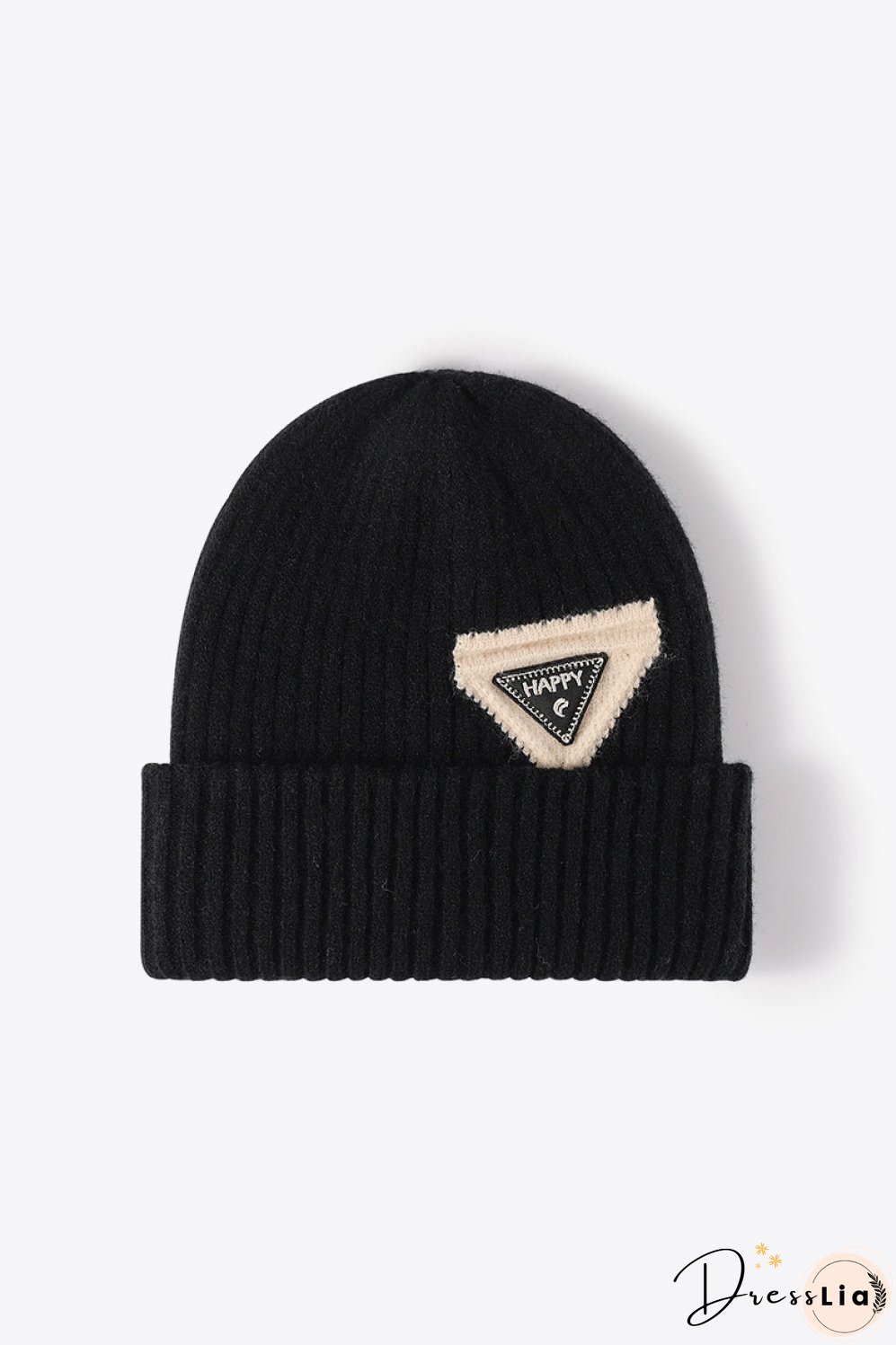 HAPPY Contrast Beanie