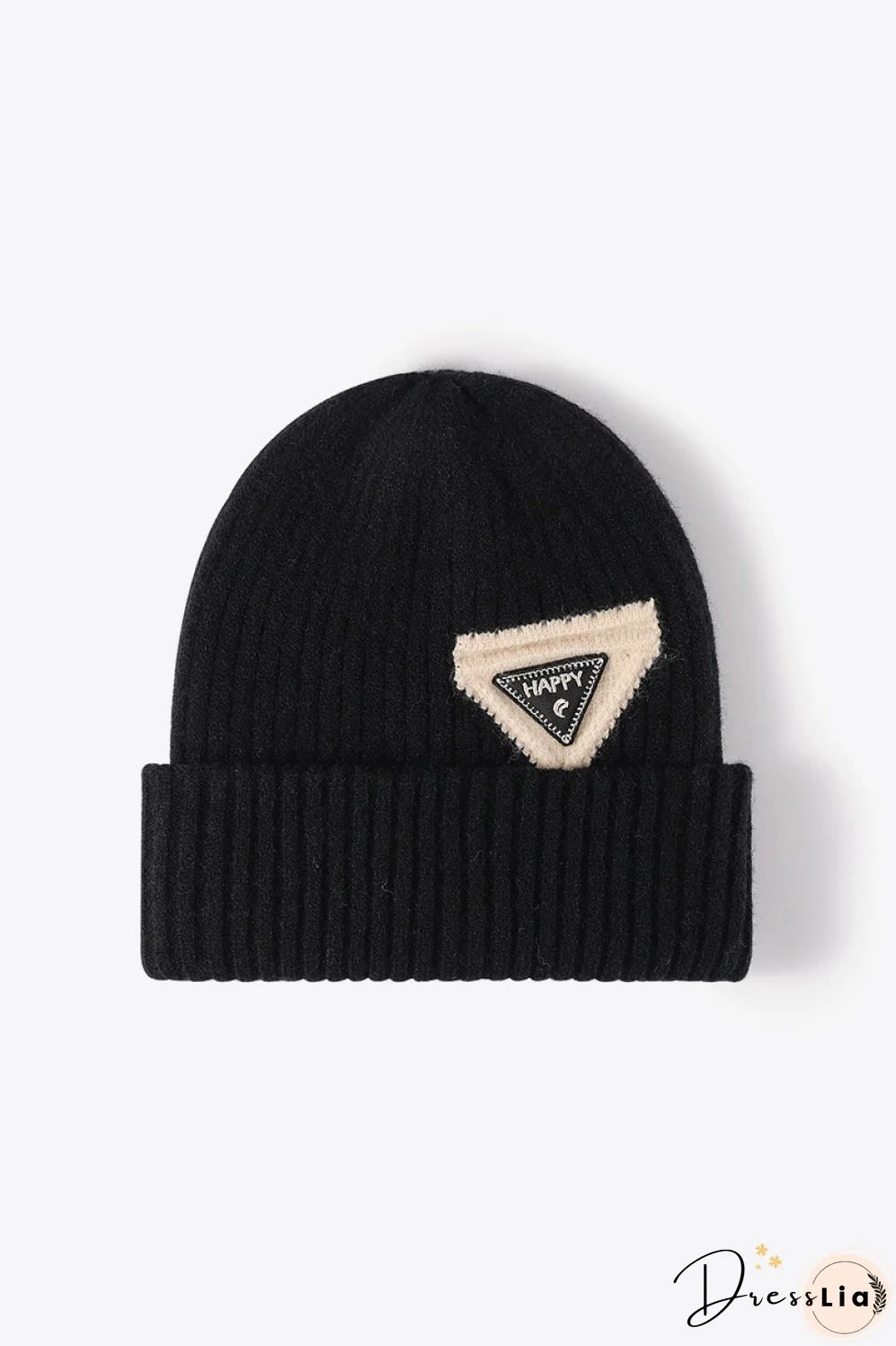 HAPPY Contrast Beanie