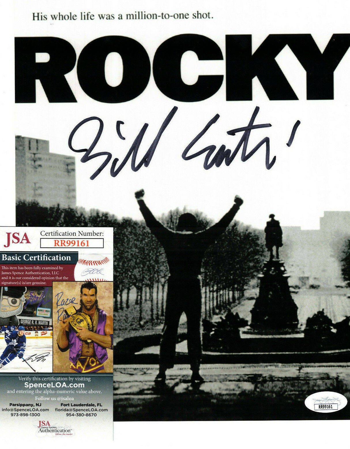 Bill Conti Authentic Signed 8x10 Photo Poster painting Autograph, Rocky, Gonna Fly Now, JSA COA