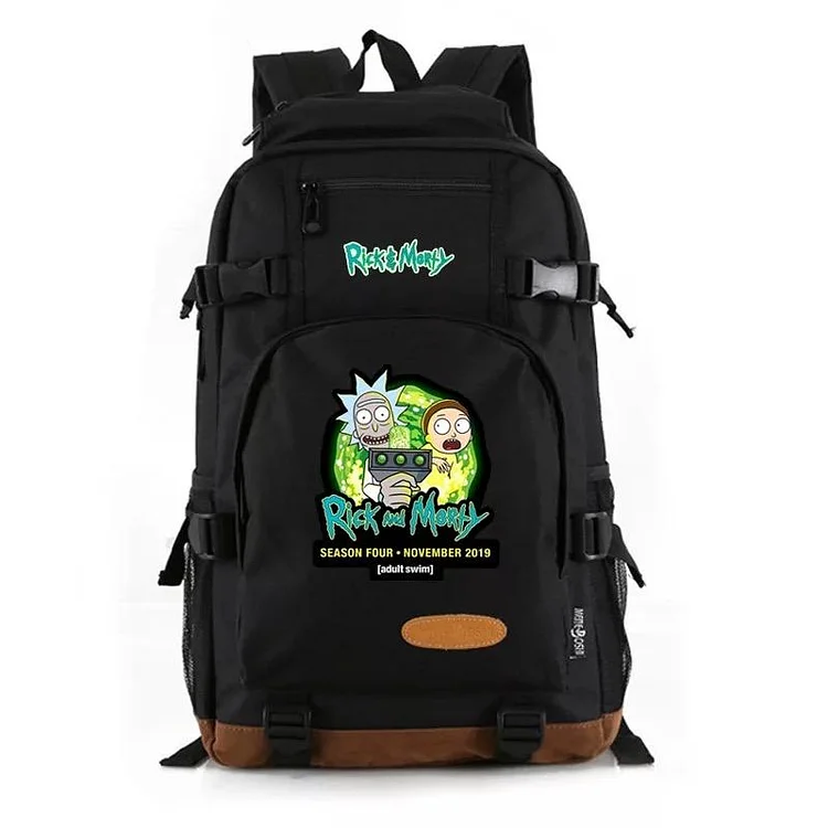 Mayoulove Anime Rick and Morty #3 School Bookbag Travel Backpack Bags-Mayoulove