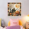 Patchwork Pumpkin House-11CT Stamped Cross Stitch 45*45cm/17.72*17.72in tapestrymarket