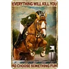 Horse Rider - Vintage Metal Signs - 20*30cm/30*40cm - Western