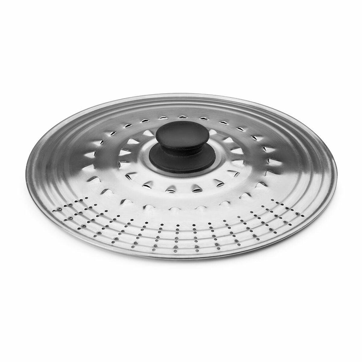 Frying Pan Lid Ibili 714219 &Oslash; 18 cm Silver Metal Stainless steel
