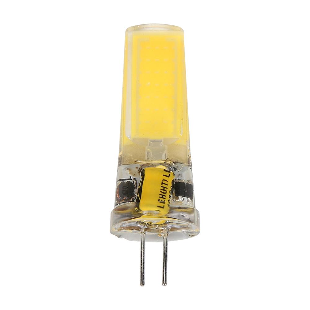 

G4 LED Bulb COB 5W Spotlight AC/DC12V Crystal Silicone Halogen Lamp (CW, 501 Original