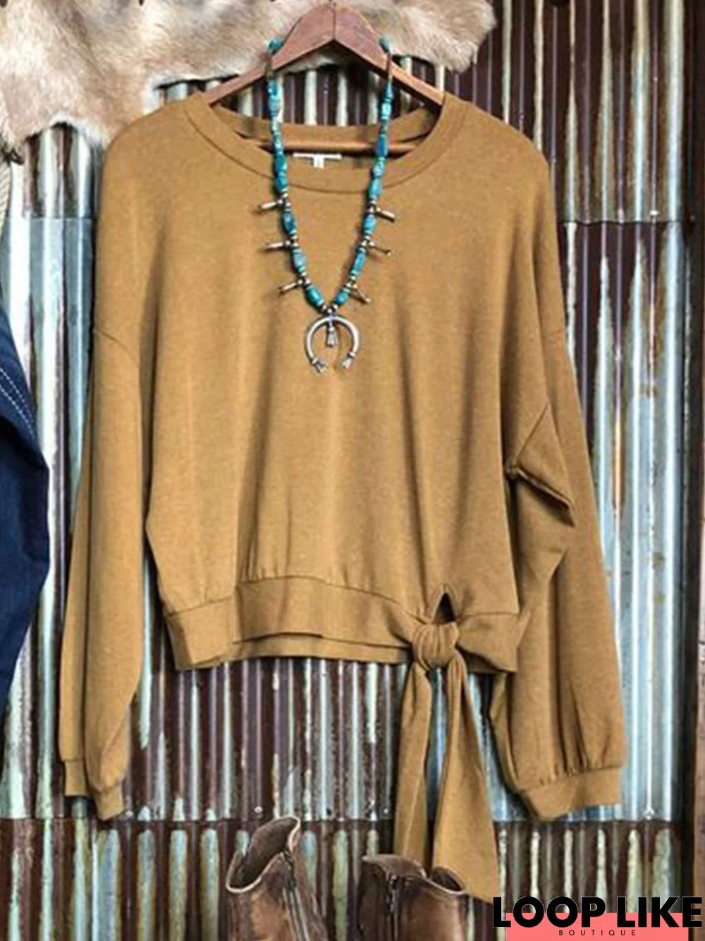 Casual Long Sleeve Sweatshirt