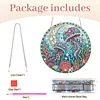 Pearl Jellyfish DIY Diamond Painting Pendant Art 9.41x8.78inch