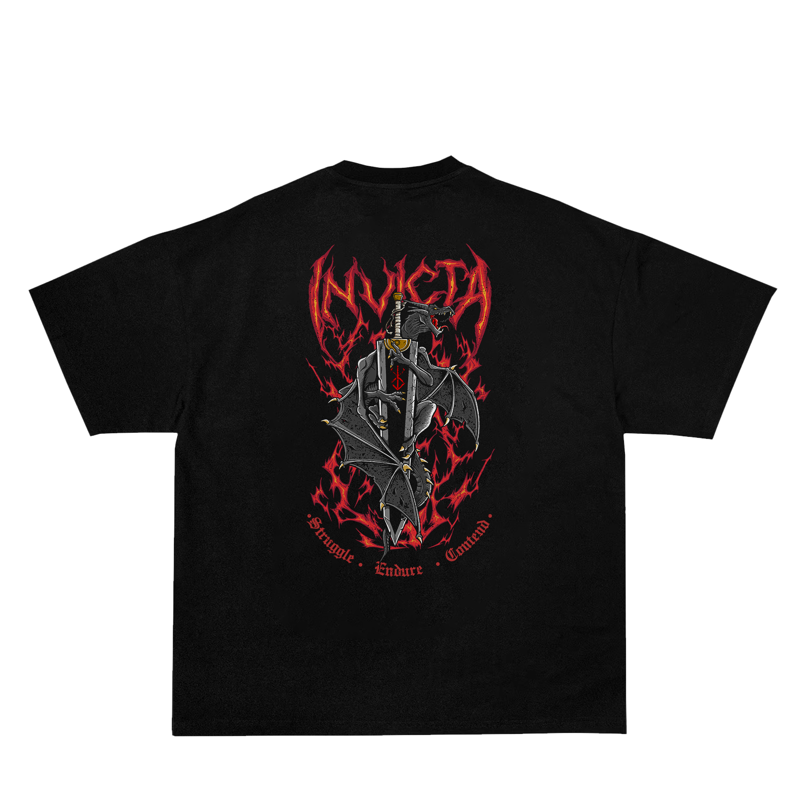 Eclipse Dragon T-Shirt - Black
