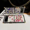 Luxury Butterfly Pattern Ring Holder Protective Case For Samsung Galaxy Z Flip4 Flip3 5G