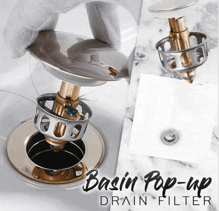 ?（50%OFF）Basin Pop-up Drain Filter