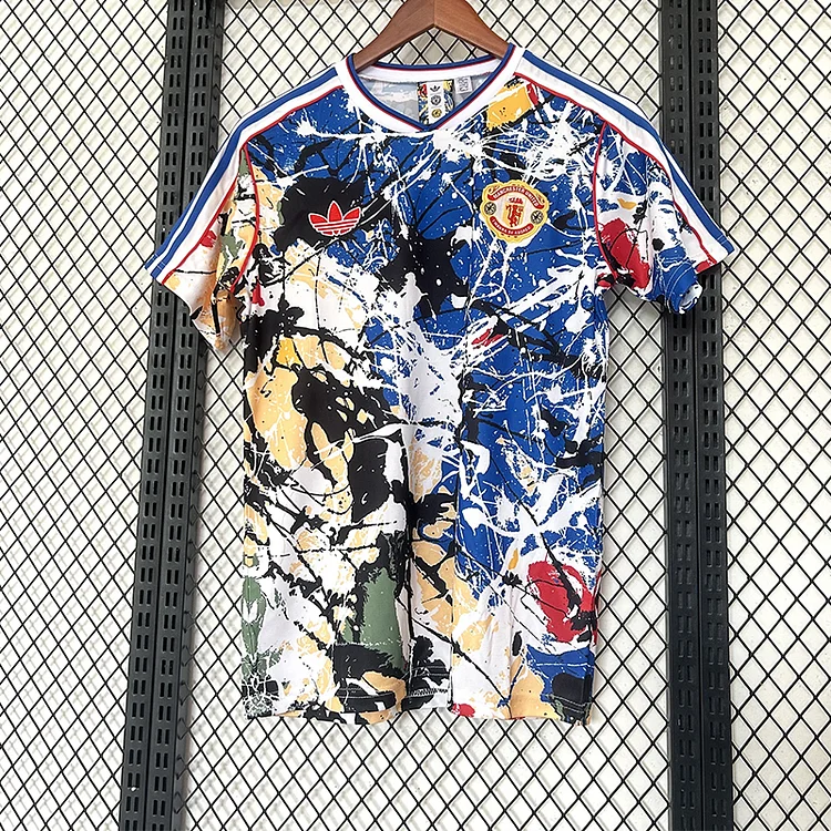 【S~4XL】Manchester United 25/26 Stone Roses Collab Football Jersey